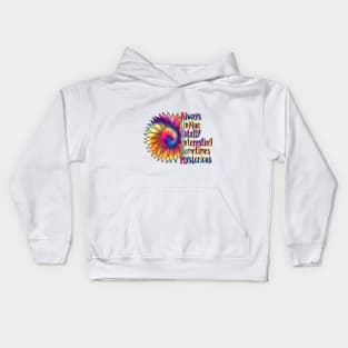 autism sunflower Kids Hoodie